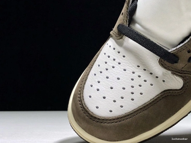 Reps LUCY 'Mocha' Retro 100 High Air OG 1 Travis CD4487 Jordan Scott x - 0712